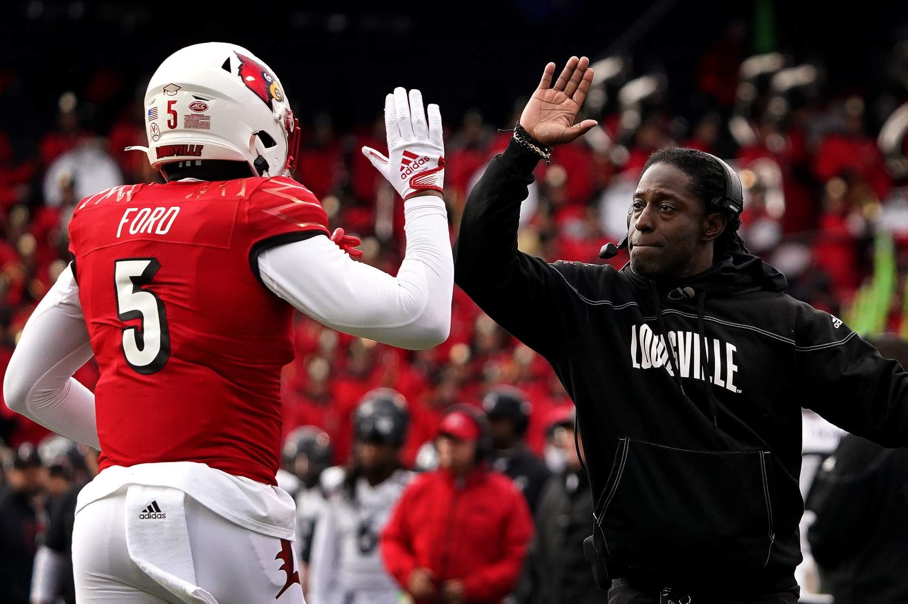 Watch: Louisville interim coach Deion Branch, players discuss bowl,  coaching change