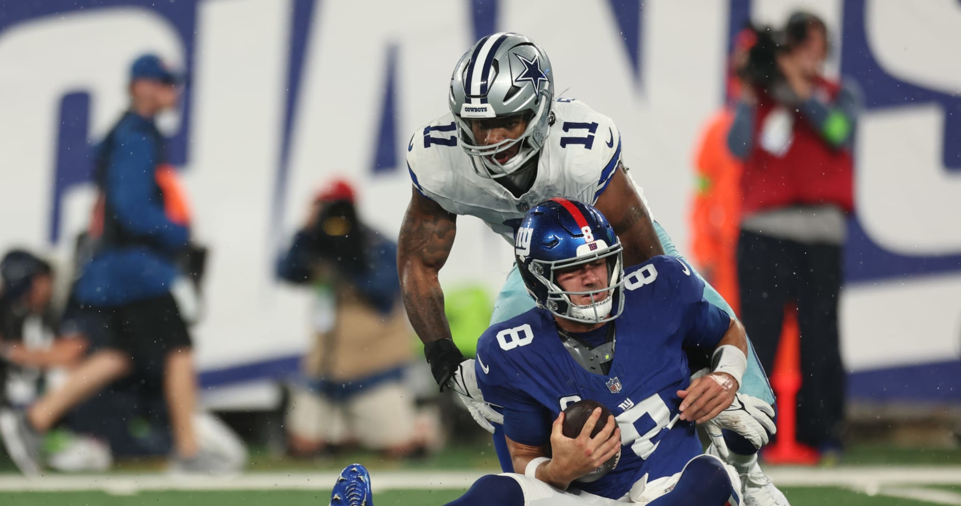 Trevon Diggs of the Dallas Cowboys and Micah Parsons of the Dallas News  Photo - Getty Images