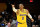 CLEVELAND, OHIO - MARCH 21: Russell Westbrook #0 of the Los Angeles Lakers celebrates during the third quarter against the Cleveland Cavaliers at Rocket Mortgage Fieldhouse on March 21, 2022 in Cleveland, Ohio. The Lakers defeated the Cavaliers 131-120. NOTE TO USER: User expressly acknowledges and agrees that, by downloading and/or using this photograph, user is consenting to the terms and conditions of the Getty Images License Agreement. (Photo by Jason Miller/Getty Images)
