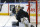 Toronto, ON - April 25: Boston Bruins goalie Linus Ullmark in net during practice. (Photo by Matthew J. Lee/The Boston Globe via Getty Images)