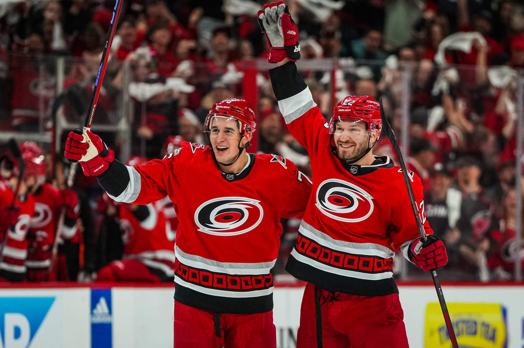 Brady Skjei and Brett Pesce.