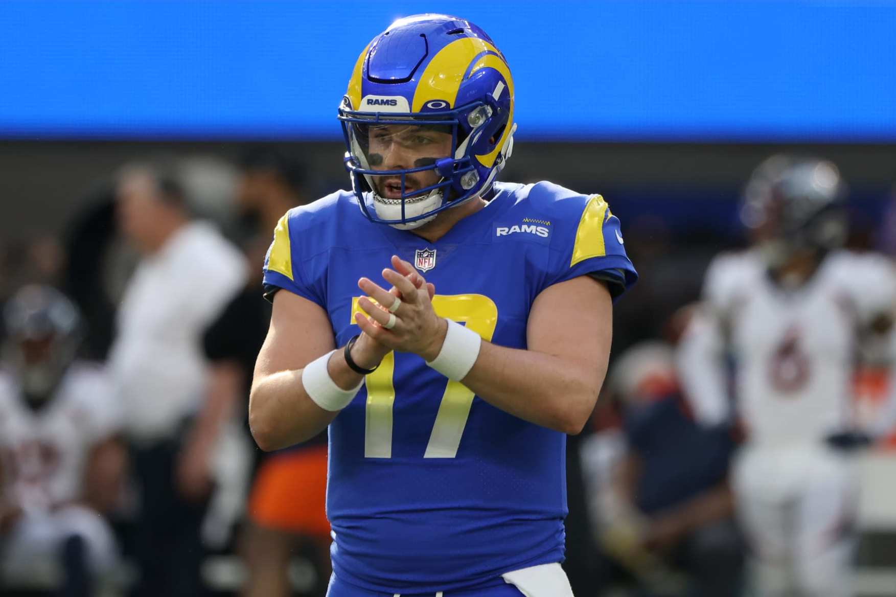 baker mayfield rams gear