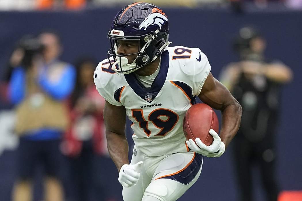 Denver Broncos kicker returner and Pro Bowler Marvin Mims Jr.