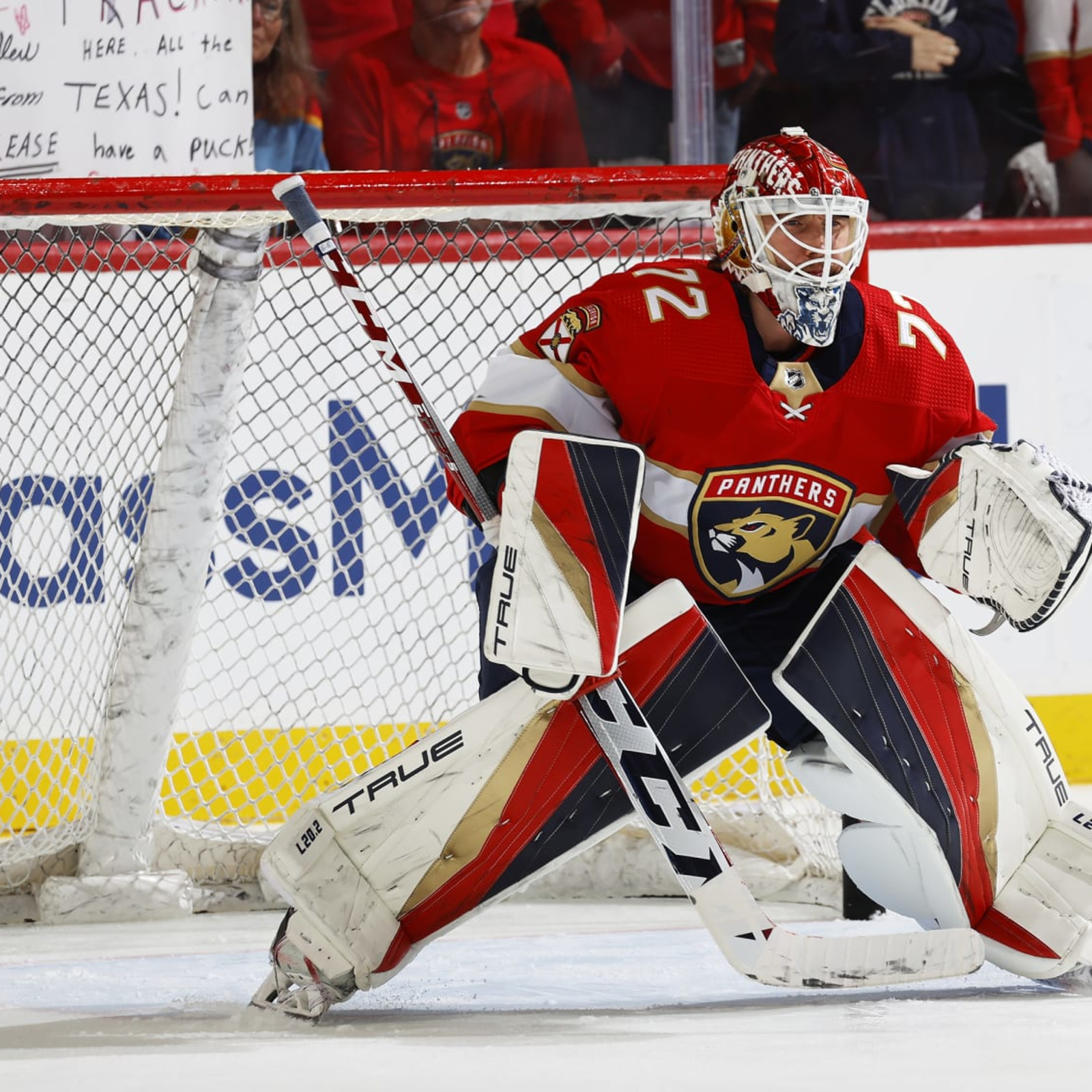 Panthers' Bobrovsky posts 32-save shutout to put Hurricanes on brink of  elimination