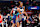 WASHINGTON, DC -  MARCH 27: Nicolas Claxton #33 high fives  Cam Thomas #24 of the Brooklyn Nets during the game against the Washington Wizards on March 27, 2024 NBAE at Capital One Arena in Washington, DC. NOTE TO USER: User expressly acknowledges and agrees that, by downloading and or using this Photograph, user is consenting to the terms and conditions of the Getty Images License Agreement. Mandatory Copyright Notice: Copyright 2024 NBAE (Photo by Kenny Giarla/NBAE via Getty Images)