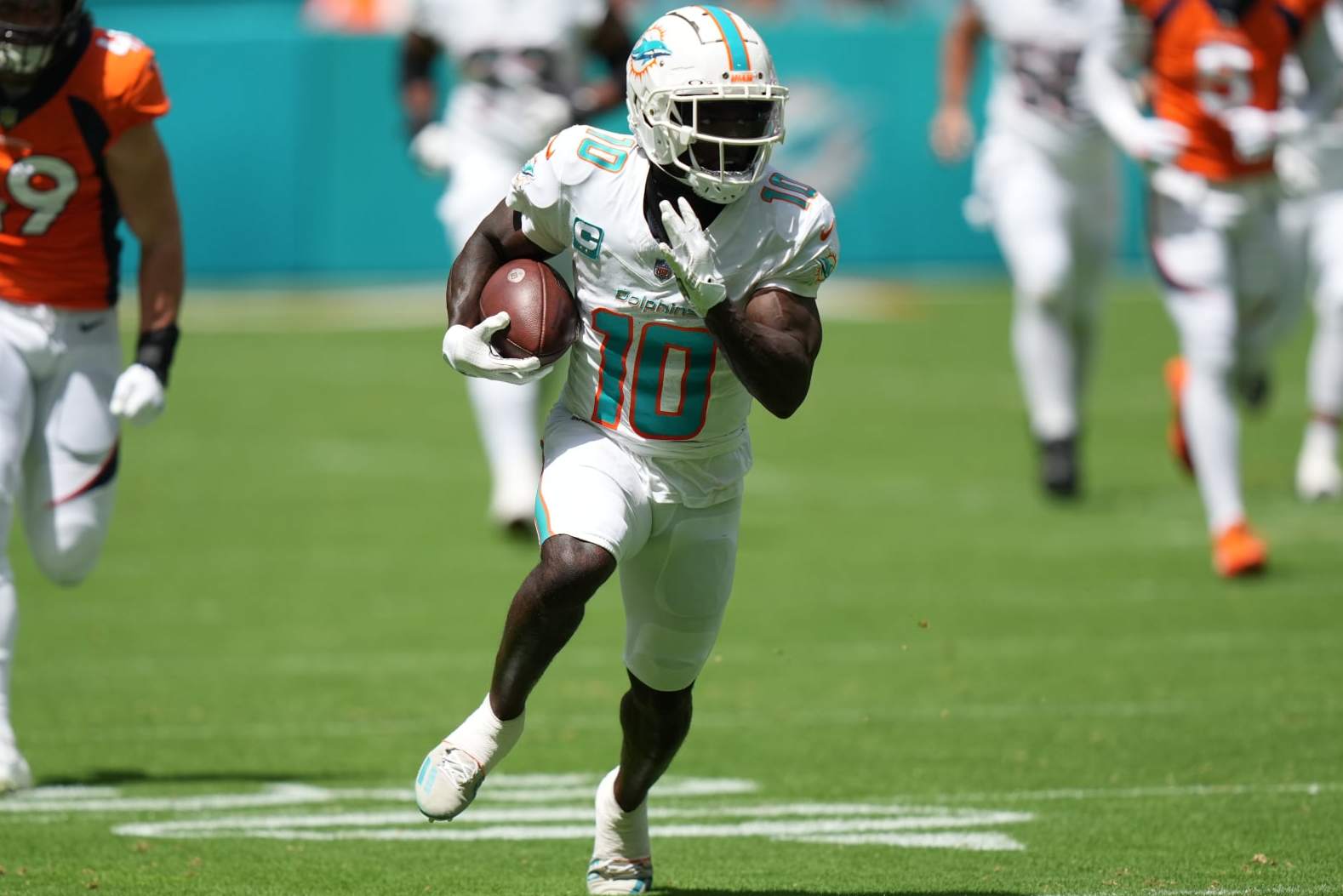 Dolphins SCORE 70 POINTS in blowout win over Broncos I Game Recap