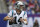 EAST RUTHERFORD, NEW JERSEY - OCTOBER 24: Sam Darnold #14 of the Carolina Panthers throws the ball during the first half in the game against the New York Giants at MetLife Stadium on October 24, 2021 in East Rutherford, New Jersey. (Photo by Al Bello/Getty Images)