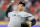 HOUSTON, TEXAS - OCTOBER 19: Frankie Montas #47 of the New York Yankees pitches during the eighth inning against the Houston Astros in game one of the American League Championship Series at Minute Maid Park on October 19, 2022 in Houston, Texas. (Photo by Carmen Mandato/Getty Images)