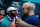 TOPSHOT - Floyd Mayweather (L) and Jake Paul pose during a press conference at Hard Rock Stadium, in Miami Gardens, Florida, on May 6, 2021. - Former world welterweight king Floyd Mayweather said May 4,2021 he will face off against YouTube personality Logan Paul in an exhibition bout at Miami's Hard Rock Stadium on June 6, 2021. (Photo by Eva Marie UZCATEGUI / AFP) (Photo by EVA MARIE UZCATEGUI/AFP via Getty Images)