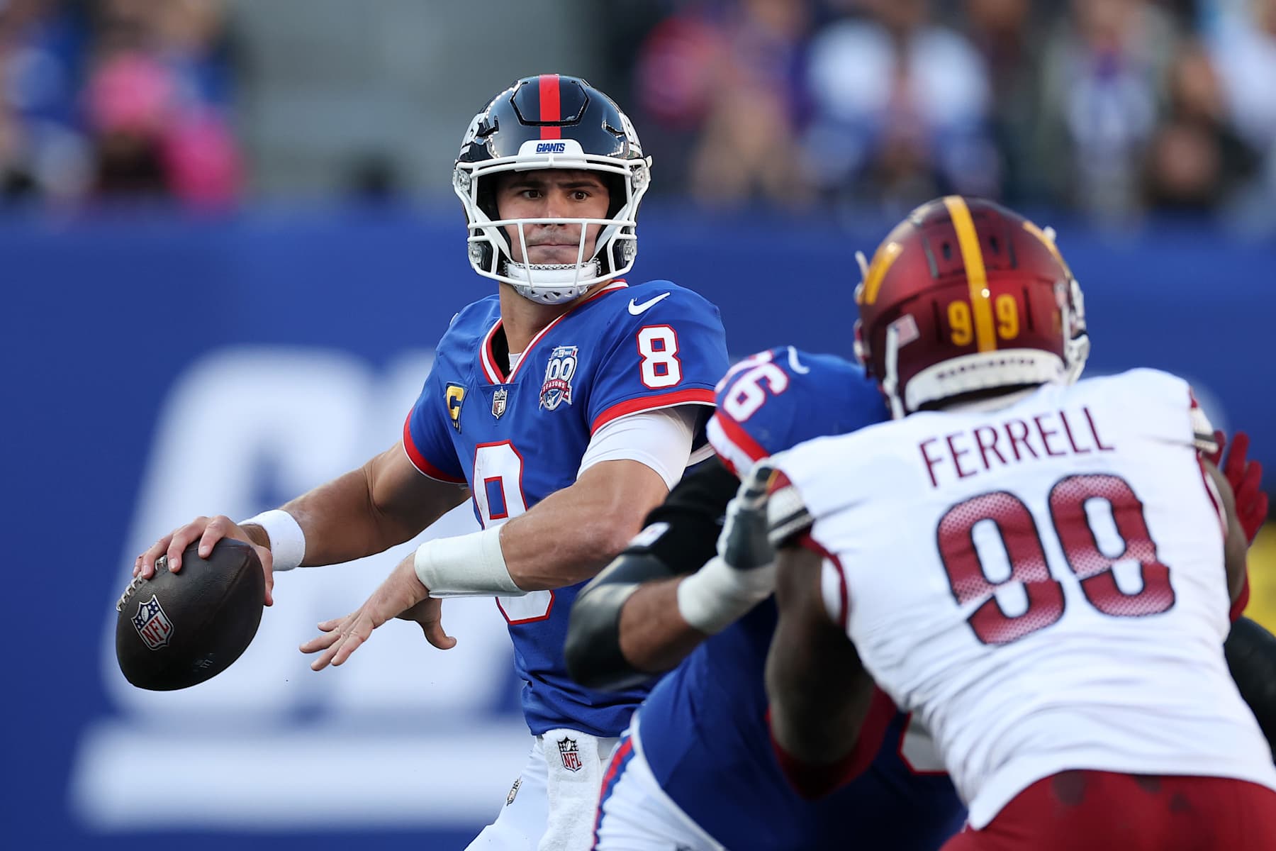 New York Giants quarterback Daniel Jones