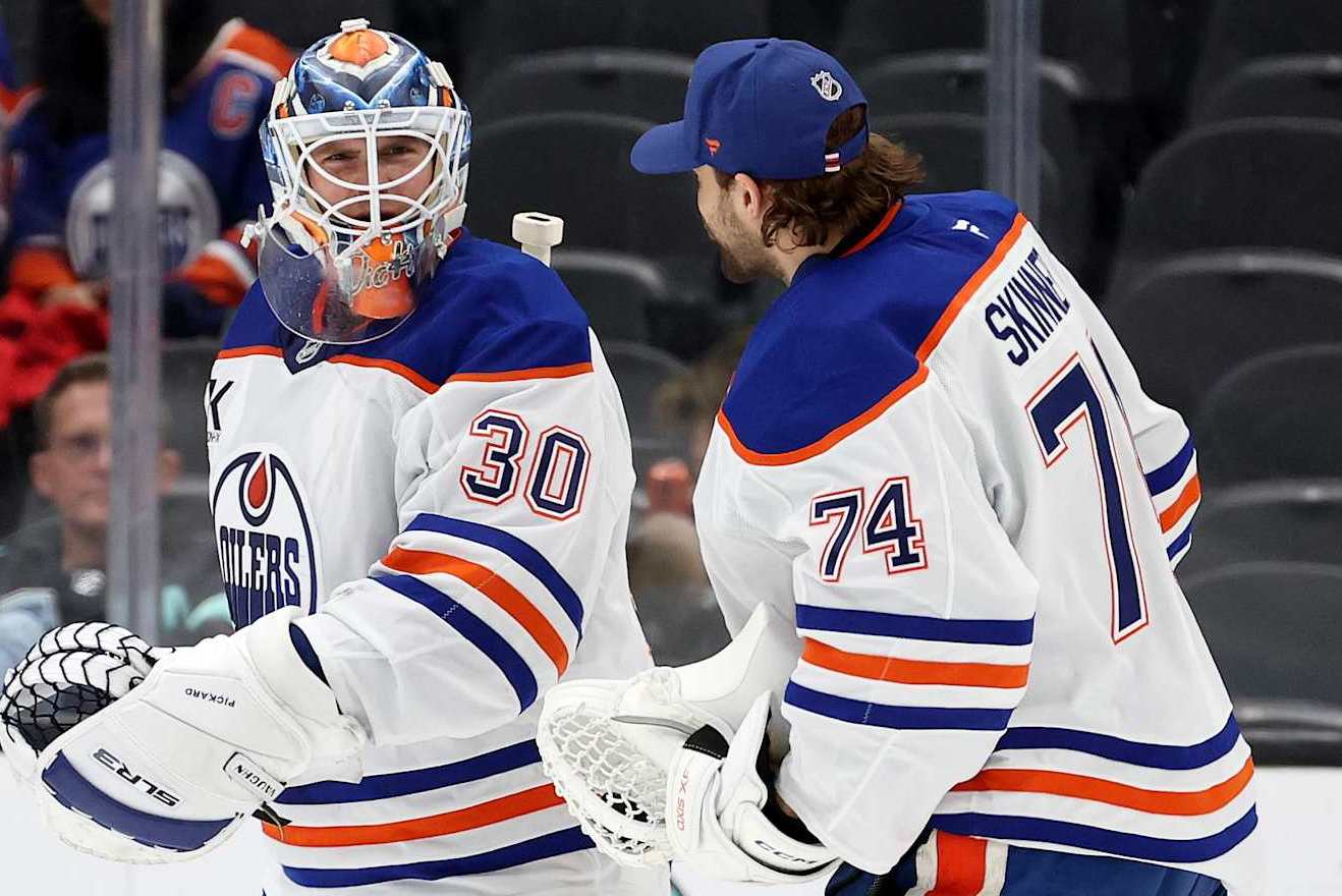 Calvin Pickard and Stuart Skinner.