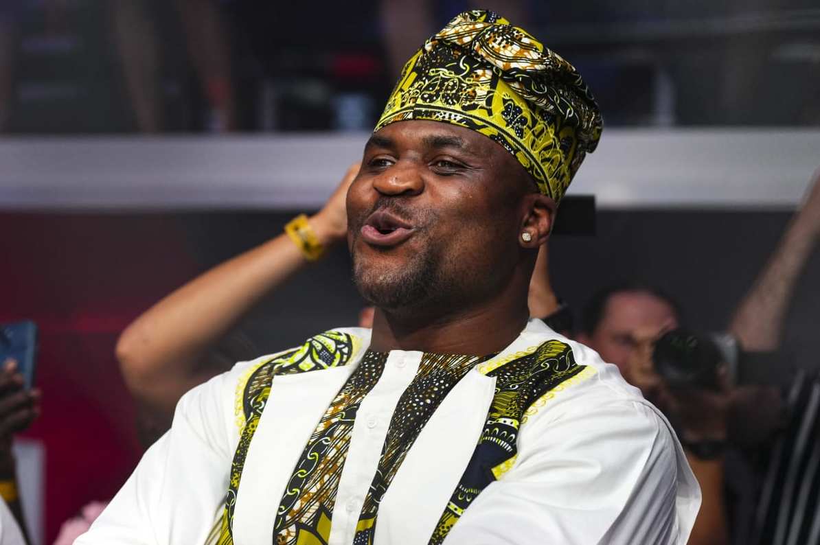 ATLANTA, GA - JUNE 17: Francis Ngannou looks on during PFL 2023 week 5 at OTE Arena on June 17, 2023 in Atlanta, Georgia. (Photo by Cooper Neill/Getty Images)