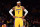 LOS ANGELES, CA - OCTOBER 19: Carmelo Anthony #7 of the Los Angeles Lakers looks on during the game against the Golden State Warriors on October 19, 2021 at STAPLES Center in Los Angeles, California. NOTE TO USER: User expressly acknowledges and agrees that, by downloading and/or using this Photograph, user is consenting to the terms and conditions of the Getty Images License Agreement. Mandatory Copyright Notice: Copyright 2021 NBAE (Photo by Adam Pantozzi/NBAE via Getty Images)