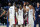 LONDON, ENGLAND - JULY 22: LeBron James #6 and Anthony Edwards #5 of Team USA celebrate during the game against Team Germany as part of the 2024 USA Basketball Showcase on July 22, 2024 in London, England at O2 Arena. NOTE TO USER: User expressly acknowledges and agrees that, by downloading and/or using this photograph, user is consenting to the terms and conditions of the Getty Images License Agreement. Mandatory Copyright Notice: Copyright 2024 NBAE (Photo by Ryan Stetz/NBAE via Getty Images)