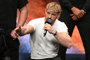 Video: Logan Paul, Dillon Danis Throw Bottles at Each Other at Pre-Fight Event