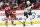 NEWARK, NJ - DECEMBER 28: New Jersey Devils center Jack Hughes (86) and Boston Bruins right wing David Pastrnak (88) await a face-off during the National Hockey League game between the Boston Bruins and the New Jersey Devils on December 28, 2022 at Prudential Center in Newark, NJ. (Photo by Andrew Mordzynski/Icon Sportswire via Getty Images)