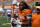 AUSTIN, TX - SEPTEMBER 30: Texas Longhorns wide receiver Xavier Worthy (1) catches the ball during warm ups before the Big 12 football game between Texas Longhorns and Kansas Jayhawks on September 30, 2023, at Darrell K Royal-Texas Memorial Stadium in Austin, TX. (Photo by David Buono/Icon Sportswire via Getty Images)