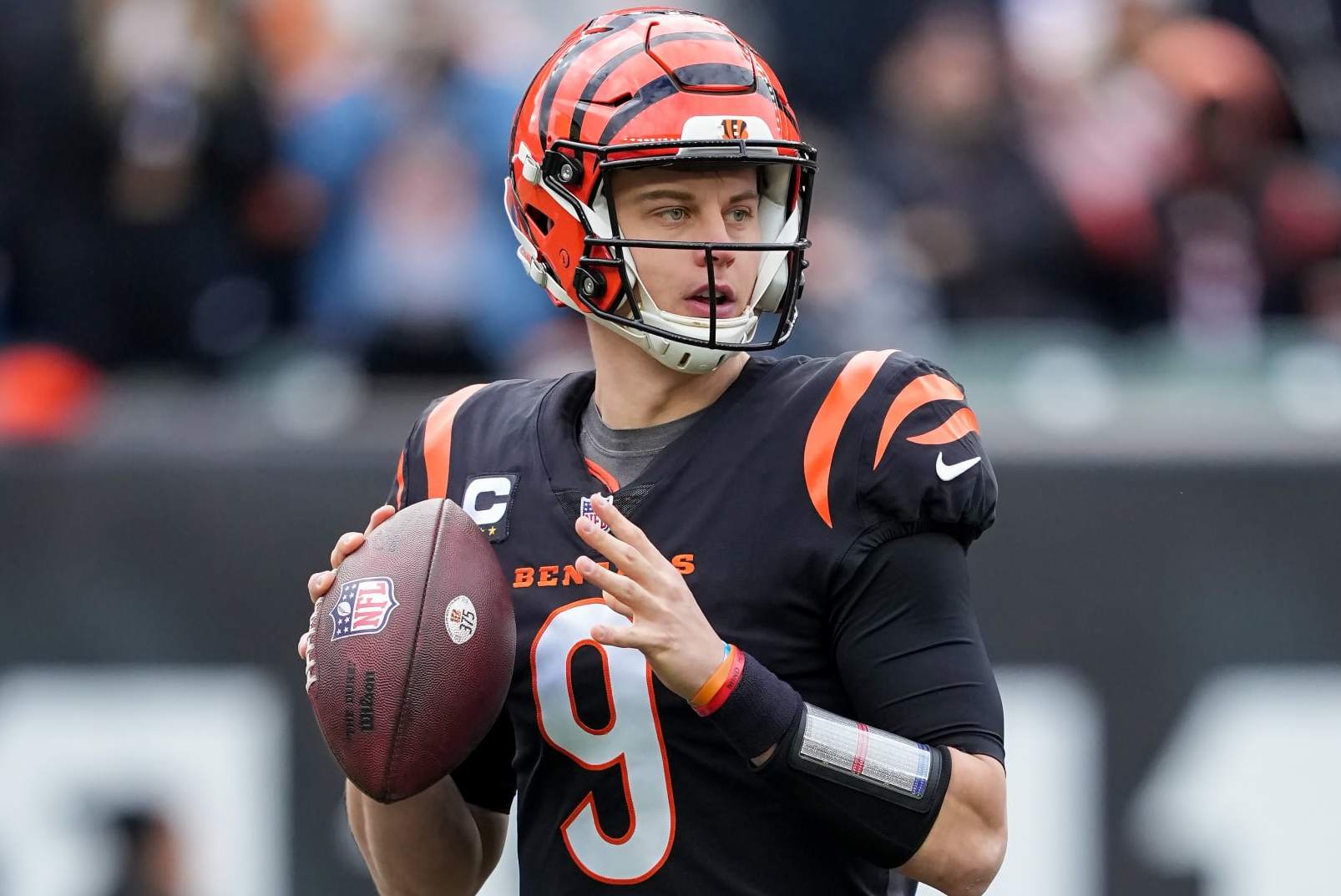 Joe Burrow is looking good in orange and black! : r/bengals