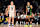 ELMONT, NY - JUNE 25: Breanna Stewart #30 of the New York Liberty and Napheesa Collier #24 of the Minnesota Lynx looks on during the game during the 2024 WNBA Commissioner's Cup Game on June 25, 2024 at the UBS Arena in Elmont, New York. NOTE TO USER: User expressly acknowledges and agrees that, by downloading and or using this photograph, user is consenting to the terms and conditions of the Getty Images License Agreement. Mandatory Copyright Notice: Copyright 2024 NBAE (Photo by David Dow/NBAE via Getty Images)