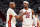 MIAMI, FL - MAY 4: P.J. Tucker #17 of the Miami Heat and Jimmy Butler #22 of the Miami Heat high-five during Game 2 of the 2022 NBA Playoffs Eastern Conference Semifinals on May 4, 2022 at The FTX Arena in Miami, Florida. NOTE TO USER: User expressly acknowledges and agrees that, by downloading and/or using this Photograph, user is consenting to the terms and conditions of the Getty Images License Agreement. Mandatory Copyright Notice: Copyright 2022 NBAE (Photo by Jesse D. Garrabrant/NBAE via Getty Images)
