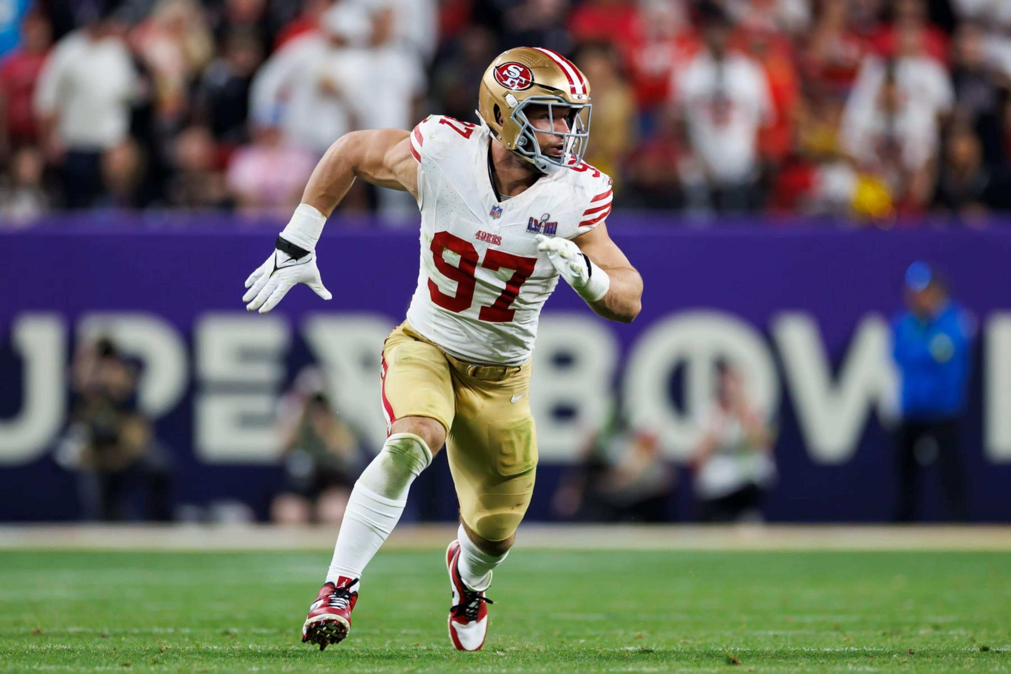 San Francisco 49ers defensive end Nick Bosa