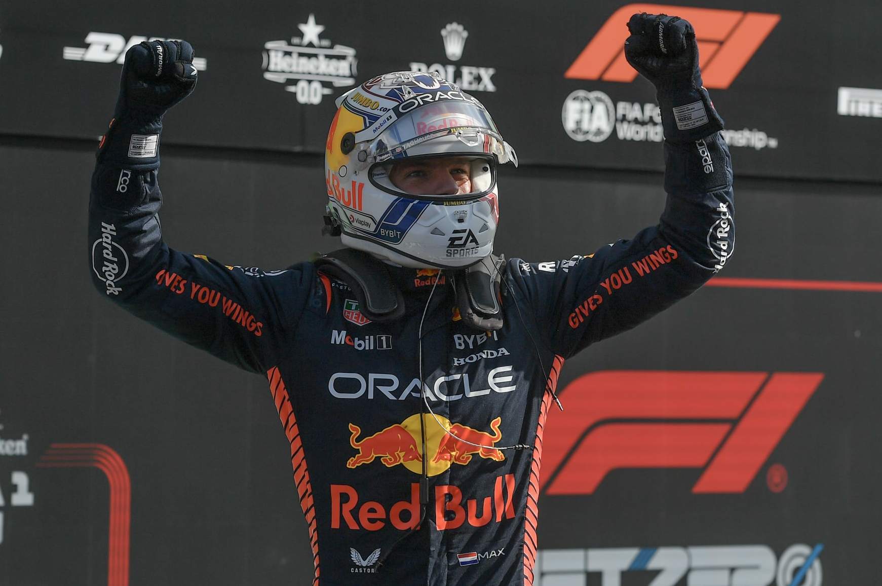 Max Verstappen Zandvoort 2022 F1 NO. 1 Red bull 1:2 Helmet WORLD CHAMPION!