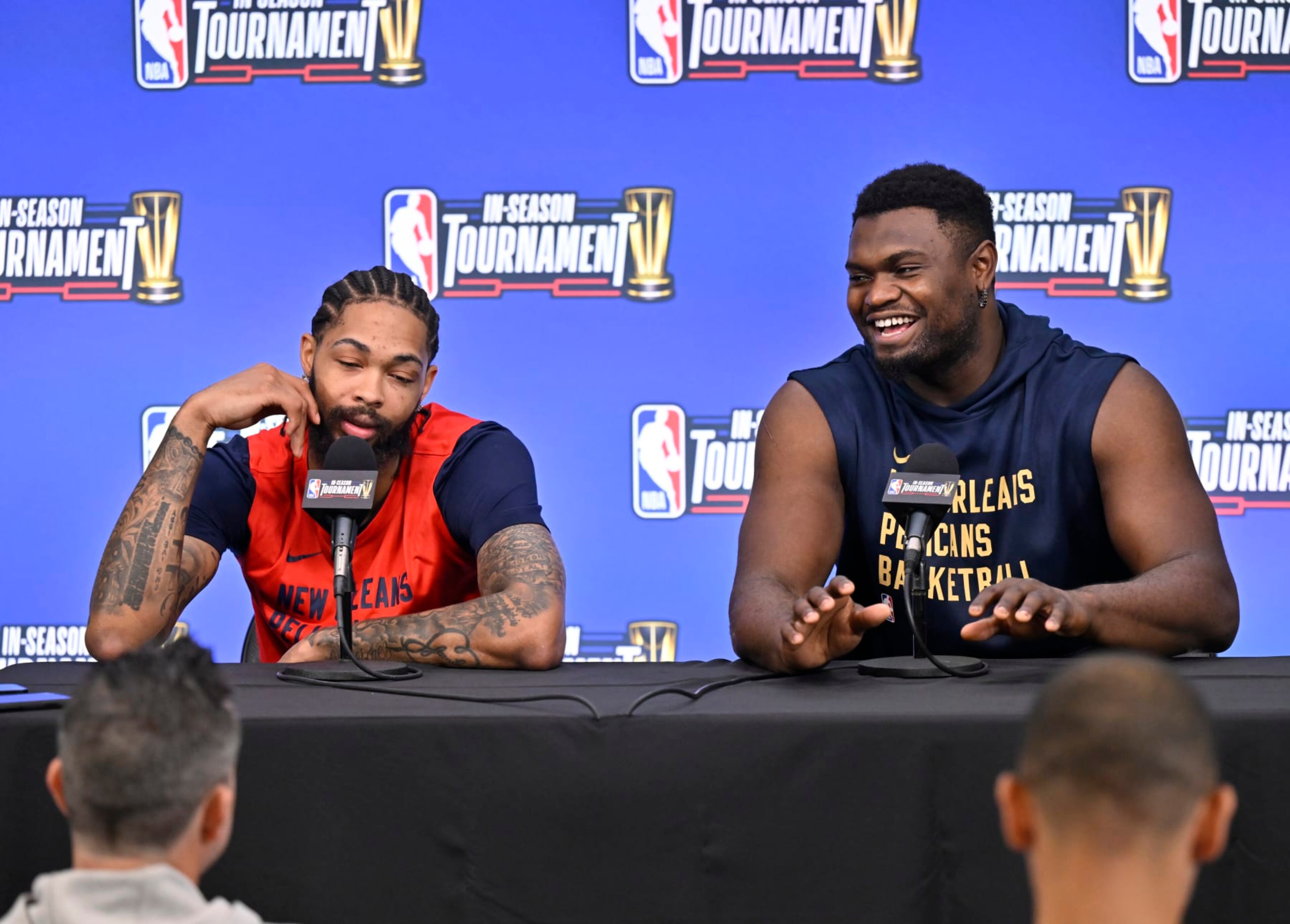 Brandon Ingram and Zion Williamson