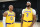 El Segundo, CA. September 28, 2021:  Lakers Russell Westbrook, left,and Anthony Davis chat during media day at the UCLA Health Training Center in El Segundo Tuesday. (Wally Skalij/Los Angeles Times via Getty Images)