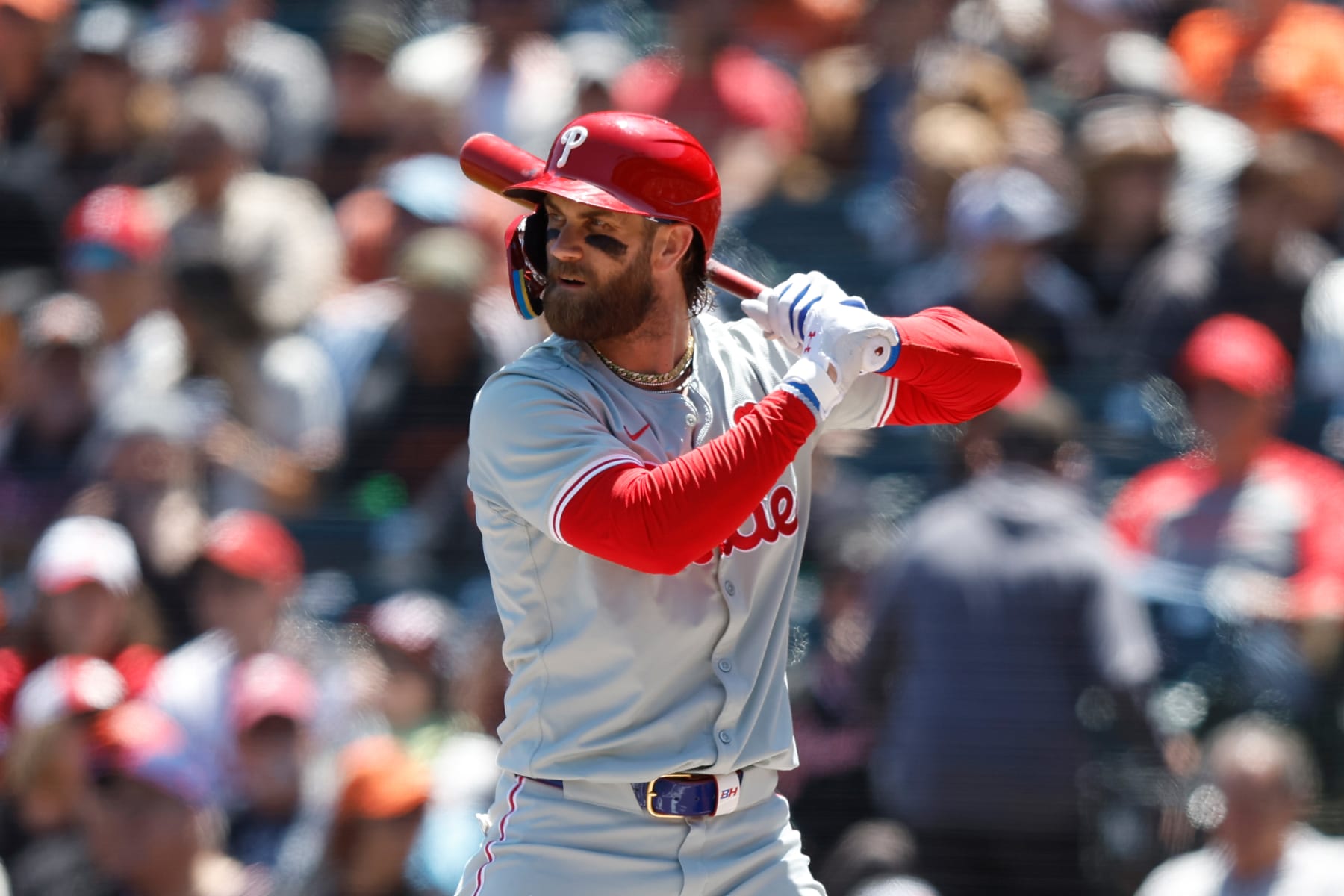 Video Phillies, Giants Benches Clear After Bryce Harper Nearly Gets