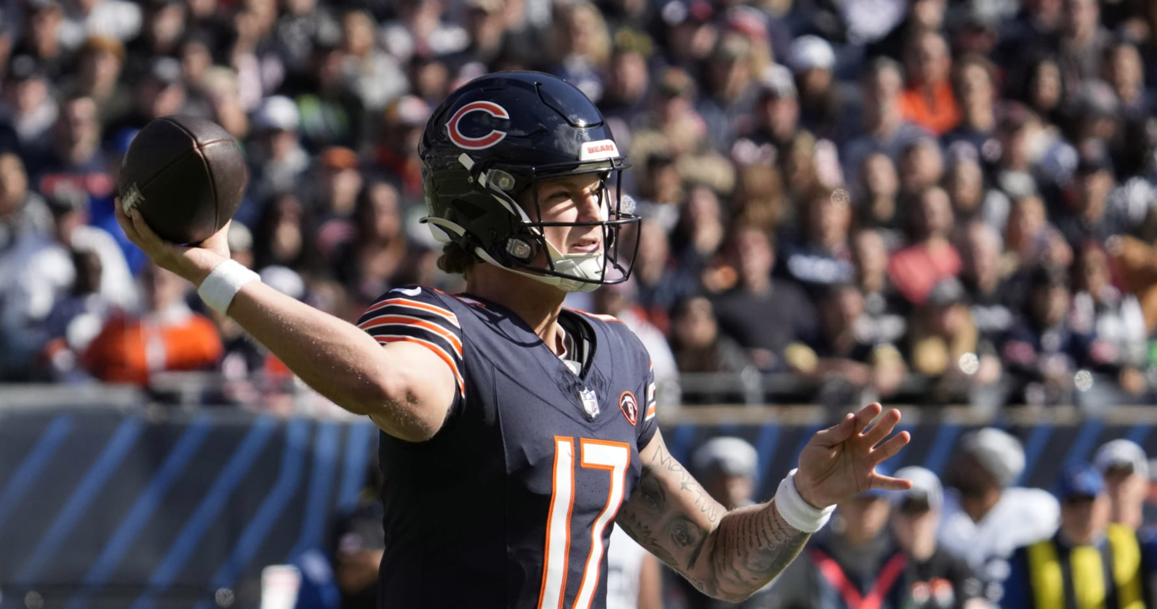 Bears' Tyson Bagent Wows NFL Fans vs. Raiders with Justin Fields, Jimmy Garoppolo Out