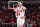 CHICAGO, IL - APRIL 22: Zach LaVine #8 of the Chicago Bulls looks on during Round 1 Game 3 of the 2022 NBA Playoffs against the Milwaukee Bucks on April 22, 2022 at United Center in Chicago, Illinois. NOTE TO USER: User expressly acknowledges and agrees that, by downloading and or using this photograph, User is consenting to the terms and conditions of the Getty Images License Agreement. Mandatory Copyright Notice: Copyright 2022 NBAE (Photo by Jeff Haynes/NBAE via Getty Images)