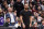 TORONTO, ON - APRIL 20: Rapper Drake watches Game Three of the Eastern Conference First Round between the Toronto Raptors and the Philadelphia 76ers at Scotiabank Arena on April 20, 2022 in Toronto, Canada. NOTE TO USER: User expressly acknowledges and agrees that, by downloading and or using this Photograph, user is consenting to the terms and conditions of the Getty Images License Agreement. (Photo by Cole Burston/Getty Images)