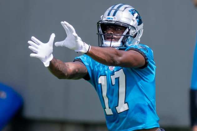 Carolina Panthers wide receiver Xavier Legette