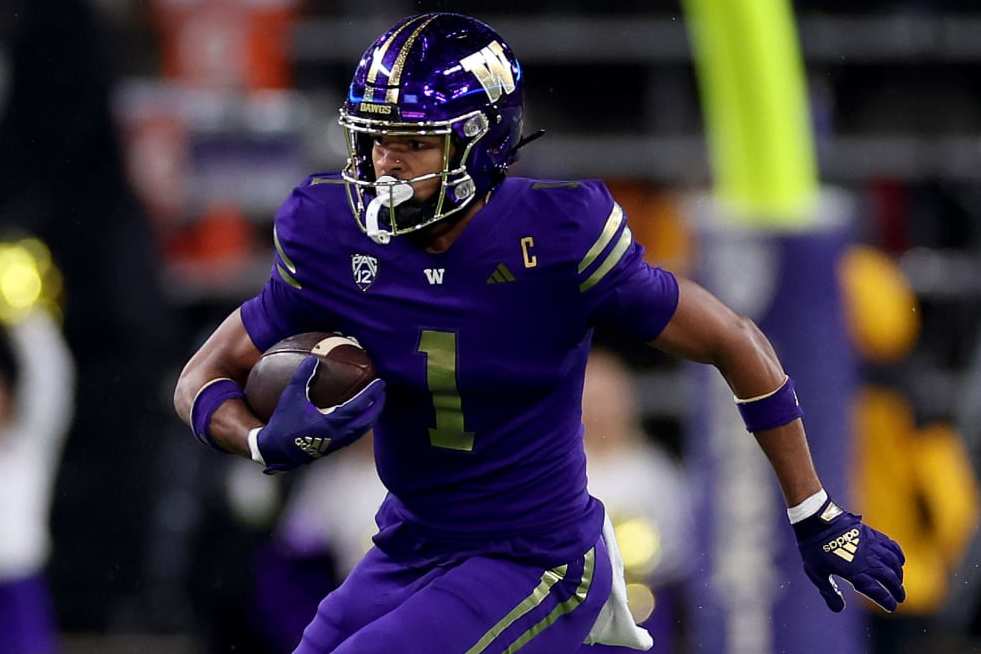 Rome Odunze of the Washington Huskies