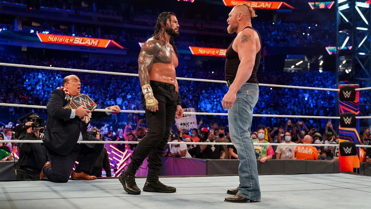 Wwe roman reigns brock lesnar clearance