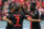 LEVERKUSEN, GERMANY - MAY 18: Victor Boniface of Bayer Leverkusen celebrates scoring his team's first goal with teammate Jonas Hofmann during the Bundesliga match between Bayer 04 Leverkusen and FC Augsburg at BayArena on May 18, 2024 in Leverkusen, Germany. (Photo by Stuart Franklin/Getty Images)
