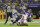 MINNEAPOLIS, MN - NOVEMBER 27: Minnesota Vikings quarterback Joshua Dobbs (15) is called for intentional grounding as he is brought down by Chicago Bears defensive lineman DeMarcus Walker (95) and Chicago Bears defensive lineman Justin Jones (93) during the second quarter of an NFL game between the Minnesota Vikings and Chicago Bears on November 27, 2023, at U.S. Bank Stadium in Minneapolis, MN. (Photo by Nick Wosika/Icon Sportswire via Getty Images)