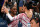 PARIS, FRANCE - JULY 30: Sunisa Lee of Team United States reacts with teammate Simone Biles following her routine on the balance beam during the Artistic Gymnastics Women's Team Final on day four of the Olympic Games Paris 2024 at Bercy Arena on July 30, 2024 in Paris, France. (Photo by Jamie Squire/Getty Images)