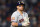 NEW YORK, NEW YORK - OCTOBER 22: Christian Vazquez #9 of the Houston Astros reacts after drawing a walk against the New York Yankees during the ninth inning in game three of the American League Championship Series at Yankee Stadium on October 22, 2022 in New York City. (Photo by Elsa/Getty Images)