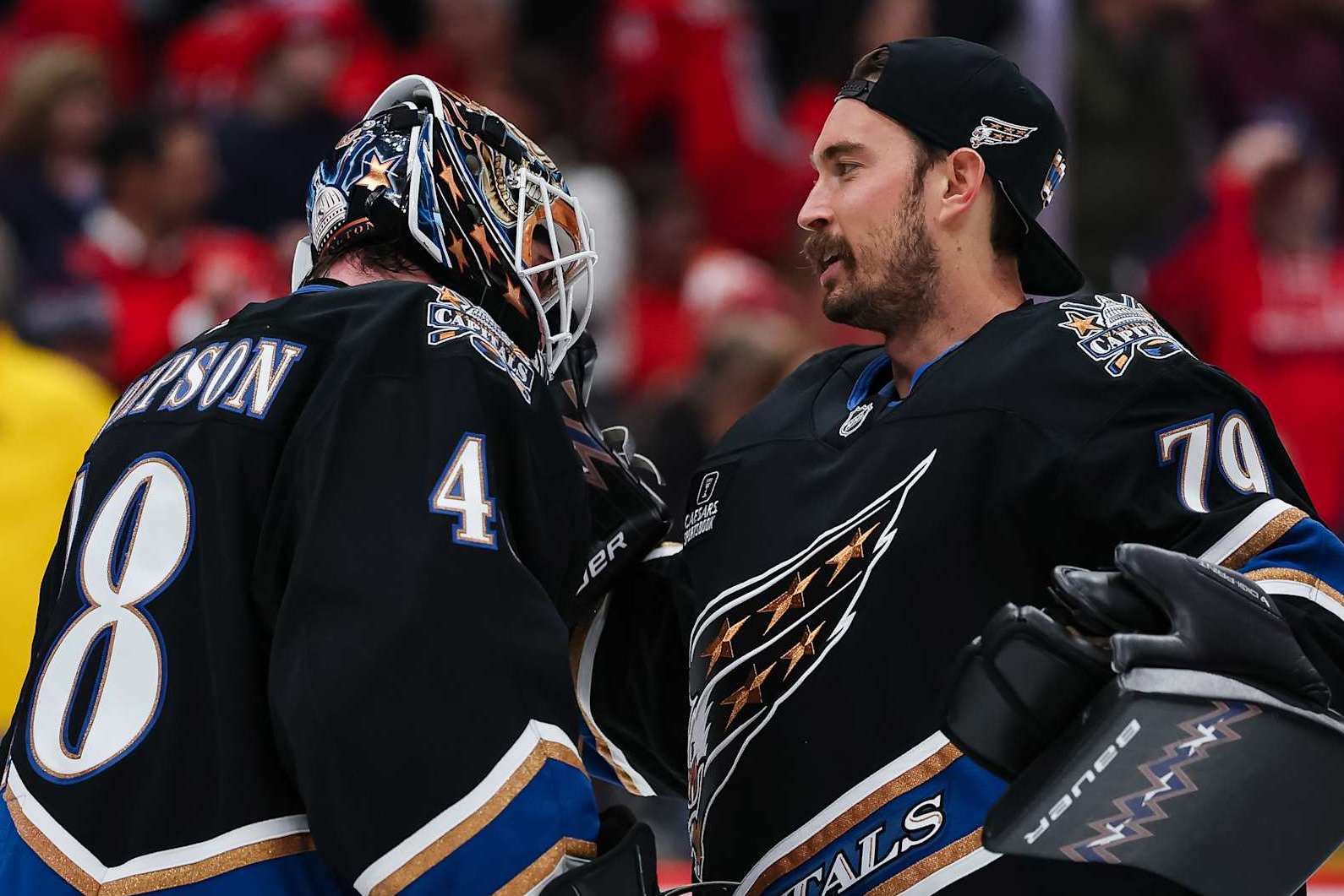 Logan Thompson and Charlie Lindgren.