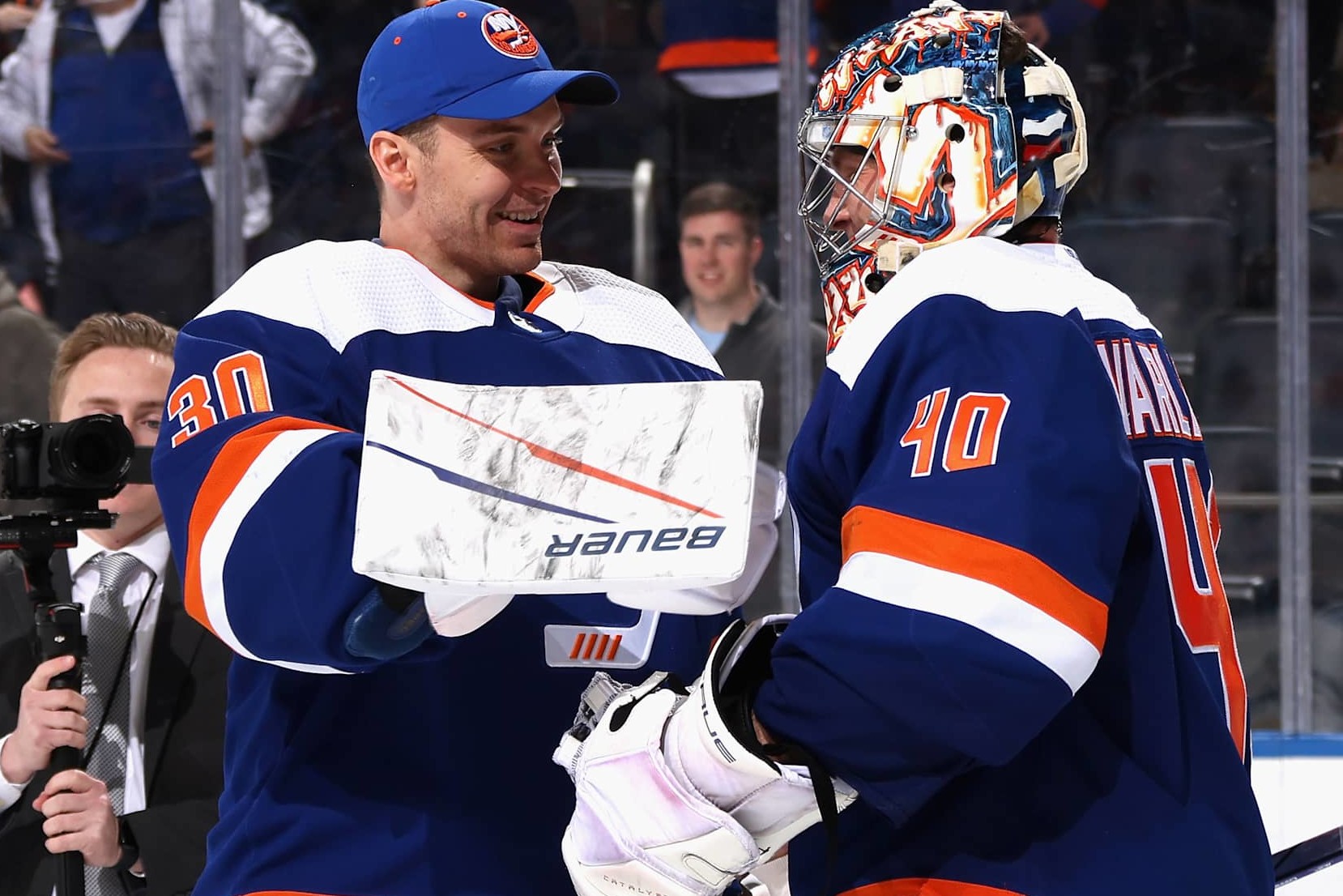 Ilya Sorokin and Semyon Varlamov.