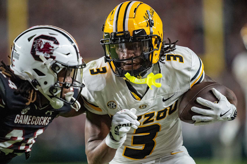 Missouri wide receiver Luther Burden III