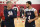 LAS VEGAS, NV - JULY 7: Head Coach Steve Kerr and Stephen Curry #4 of the USA Basketball Men's Team talk during USAB Men's Training Camp in Las Vegas on July 7, 2024 in Las Vegas Nevada. NOTE TO USER: User expressly acknowledges and agrees that, by downloading and/or using this Photograph, user is consenting to the terms and conditions of the Getty Images License Agreement. Mandatory Copyright Notice: Copyright 2024 NBAE (Photo by Brian Babineau/NBAE via Getty Images)