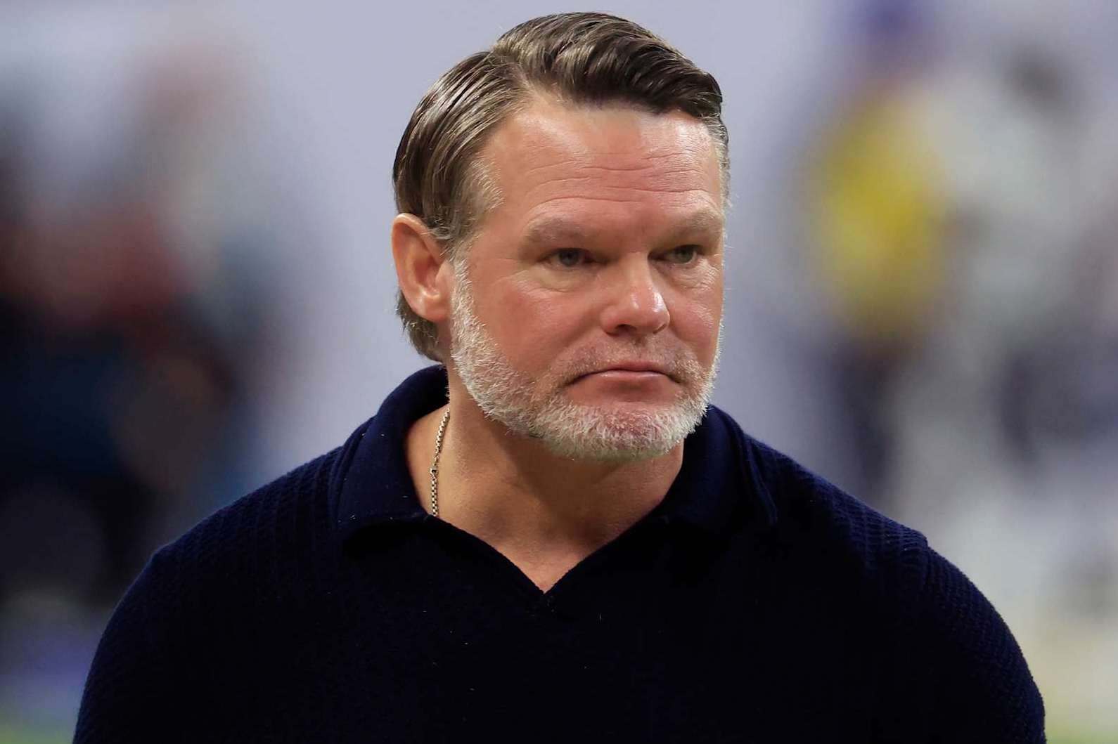 INDIANAPOLIS, INDIANA - JANUARY 05: General Manager Chris Ballard of the Indianapolis Colts looks on prior to the game against the Jacksonville Jaguars at Lucas Oil Stadium on January 05, 2025 in Indianapolis, Indiana. (Photo by Justin Casterline/Getty Images)