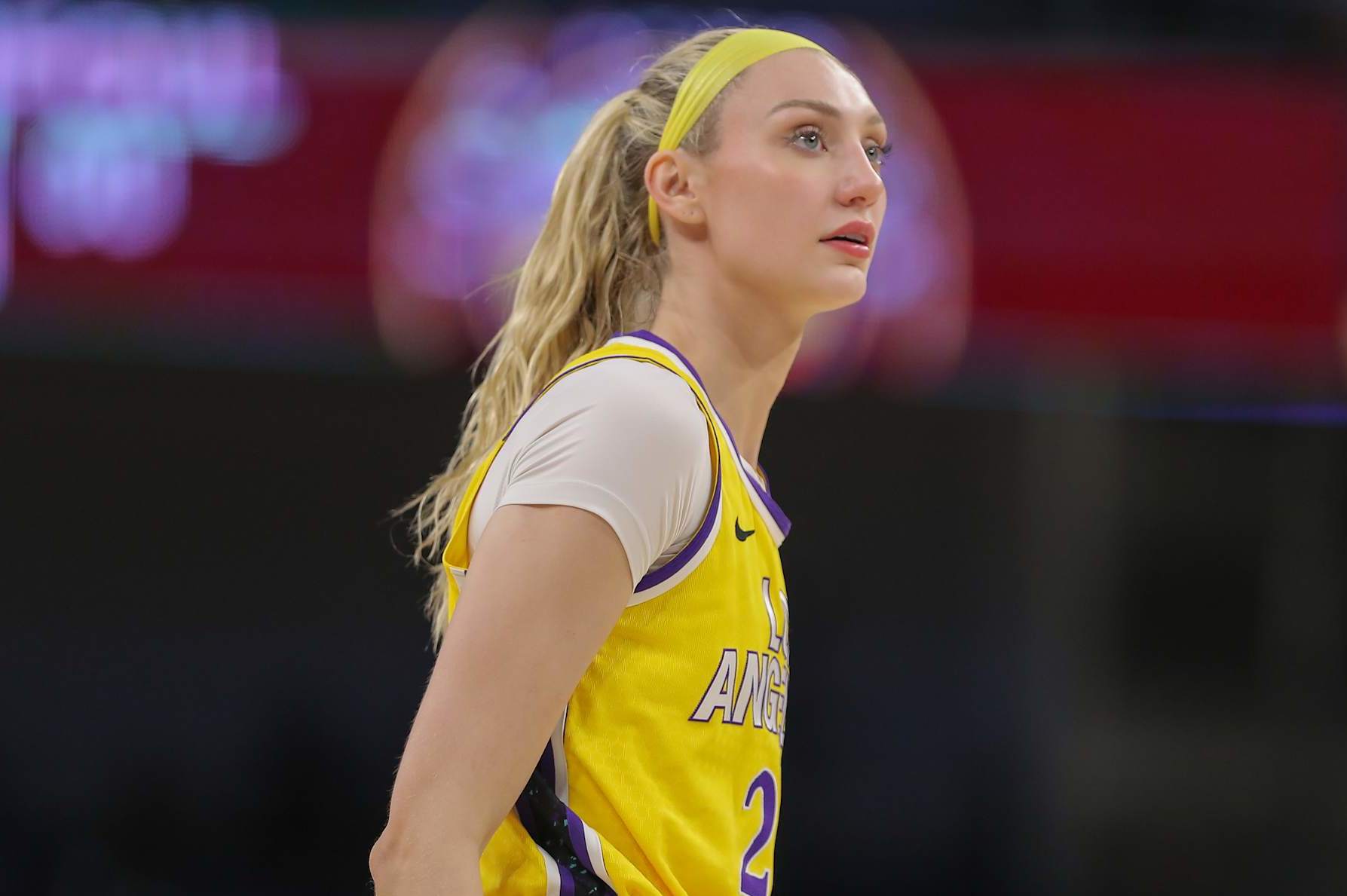 CHICAGO, IL - MAY 30: Cameron Brink #22 of the Los Angeles Sparks looks on during the second half against the Chicago Sky on May 30, 2024 at Wintrust Arena in Chicago, Illinois. (Photo by Melissa Tamez/Icon Sportswire via Getty Images)