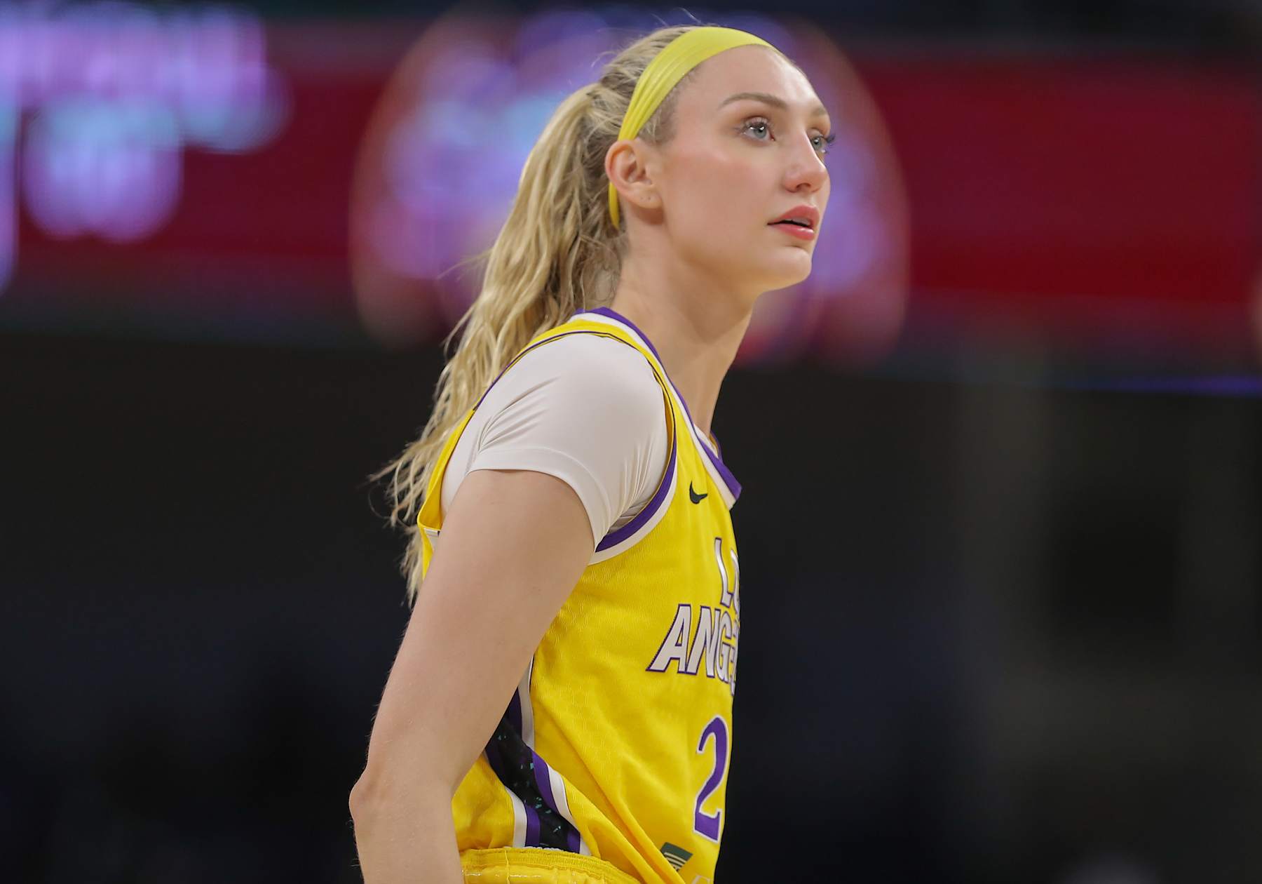 CHICAGO, IL - MAY 30: Cameron Brink #22 of the Los Angeles Sparks looks on during the second half against the Chicago Sky on May 30, 2024 at Wintrust Arena in Chicago, Illinois. (Photo by Melissa Tamez/Icon Sportswire via Getty Images)