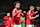 MANCHESTER, ENGLAND - AUGUST 16: Joshua Zirkzee of Manchester United celebrates after the final whistle during the Premier League match between Manchester United FC and Fulham FC at Old Trafford on August 16, 2024 in Manchester, England. (Photo by Michael Regan/Getty Images)