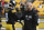 Pittsburgh Steelers offensive coordinator Matt Canada, right, talks with quarterback Kenny Pickett (8) during warm ups before an NFL football game against the Tampa Bay Buccaneers in Pittsburgh, Sunday, Oct. 16, 2022. (AP Photo/Barry Reeger)