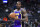 DETROIT, MICHIGAN - NOVEMBER 21: Dwight Howard #39 of the Los Angeles Lakers looks on against the Detroit Pistons during the second quarter of the game at Little Caesars Arena on November 21, 2021 in Detroit, Michigan. NOTE TO USER: User expressly acknowledges and agrees that, by downloading and or using this photograph, User is consenting to the terms and conditions of the Getty Images License Agreement. (Photo by Nic Antaya/Getty Images)