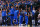 DALLAS, TX - MAY 8: Owner, Mark Cuban celebrates with the Dallas Mavericks bench during Game 4 of the 2022 NBA Playoffs Western Conference Semifinals on May 8, 2022 at the American Airlines Center in Dallas, Texas. NOTE TO USER: User expressly acknowledges and agrees that, by downloading and or using this photograph, User is consenting to the terms and conditions of the Getty Images License Agreement. Mandatory Copyright Notice: Copyright 2022 NBAE (Photo by Garrett Ellwood/NBAE via Getty Images)